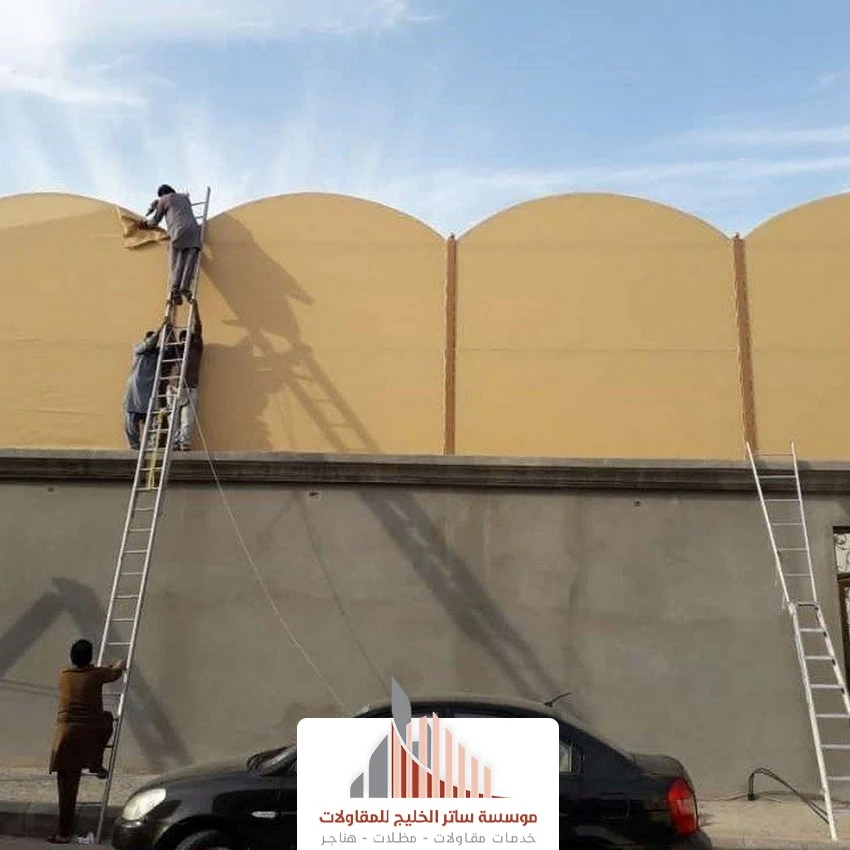 عمل سواتر قماش pvc الرياض