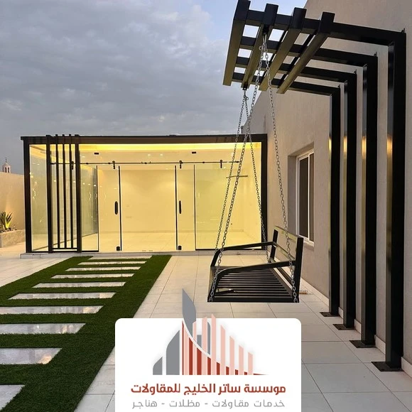 غرف زجاجيه للحدائق الرياض